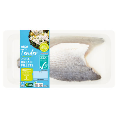 Tender 2 Sea Bream Fillets 180g thumbnail 2