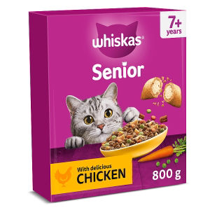 Whiskas 7+ Adult Dry Cat Food with Chicken