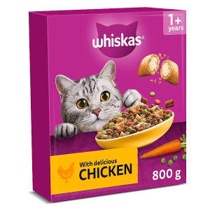 Whiskas 1+ Adult Dry Cat Food with Chicken