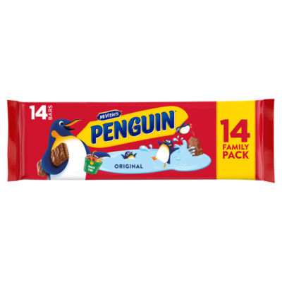 Penguin Original Biscuit Bars 14 x 24.6g thumbnail 2