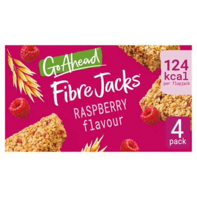 Fibre Jacks Raspberry Snack Bars Multipack 4 x 29.7g, 118.9g thumbnail 2