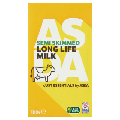 Semi Skimmed Long Life Milk 1 Litre thumbnail 2