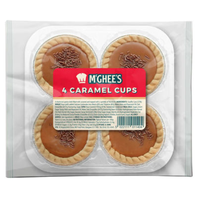 4 Caramel Cups