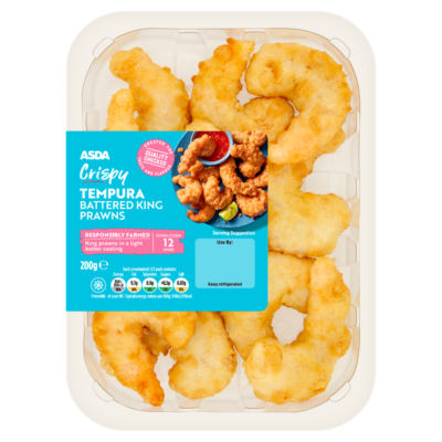 Crispy Tempura Battered King Prawns 200g thumbnail 2