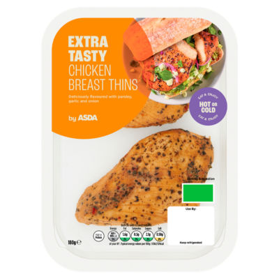 Extra Tasty Chicken Breast Thins 180g thumbnail 2