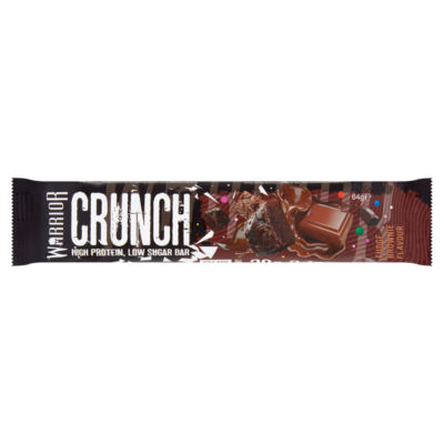 Crunch High Protein Low Sugar Bar Fudge Brownie Flavour 64g thumbnail 2