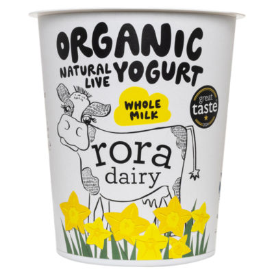 Whole Milk Organic Natural Live Yogurt 425g