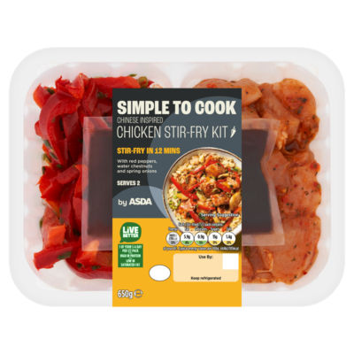Simple to Cook Chinese Inspired Chicken Stir-Fry Kit 650g thumbnail 2
