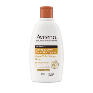 Aveeno Clarify & Shine Apple Cider Vinegar Shampoo for All Hair Types