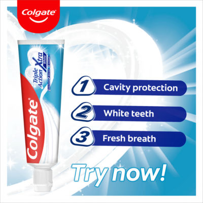 Triple Action Xtra White Toothpaste 75ml thumbnail 3