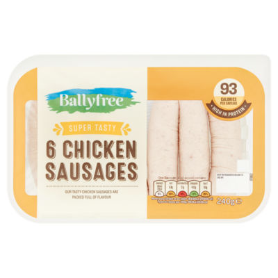 6 Chicken Sausages 240g thumbnail 2