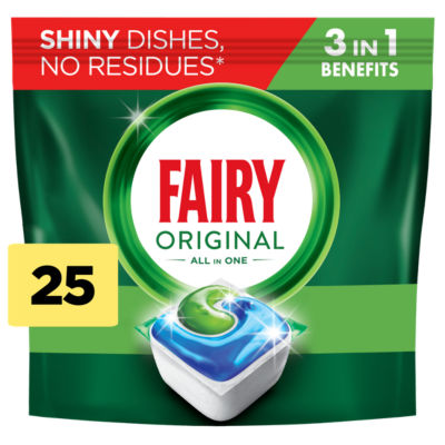 Original All In One Dishwasher Tablets, Regular, 25 Tablets thumbnail 2