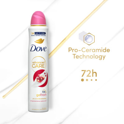 Advanced Care Go Fresh Pomegranate & Lemon Verbena Scent Anti-Perspirant Aerosol 200 ml thumbnail 4