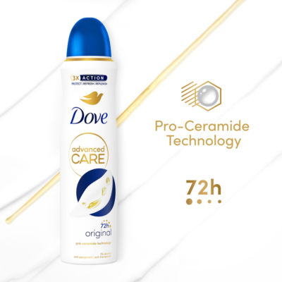 Advanced Care Original Anti-Perspirant Aerosol 150 ml thumbnail 3