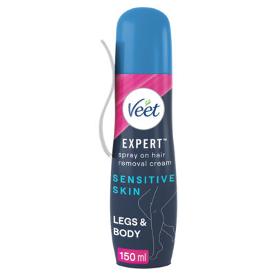 Veet Expert Spray on Cream, Sensitive 150 ml