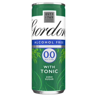 Alcohol Free & Tonic 0.0% vol 4x250ml Cans thumbnail 3