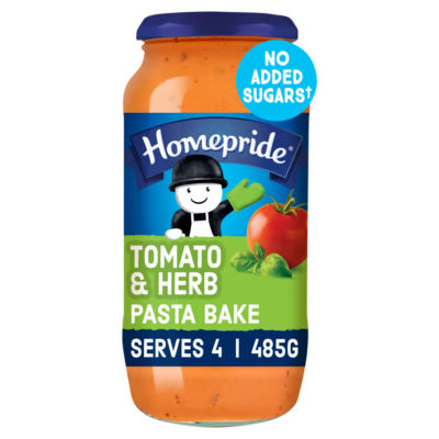 No Added Sugar Pasta Bake Sauce Tomato & Herb 485g thumbnail 2
