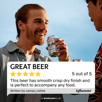 Super Dry 0.0% Alcohol Free Beer 4 x 330ml Cans thumbnail 4