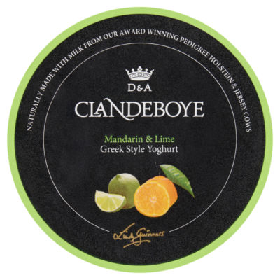 Mandarin & Lime Authentically Strained Greek Style Yoghurt 150g