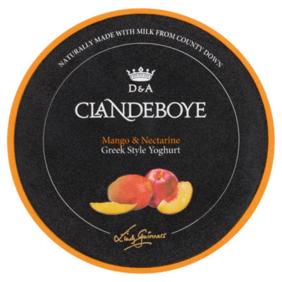 Mango & Nectarine Authentically Strained Greek Style Yoghurt 150g