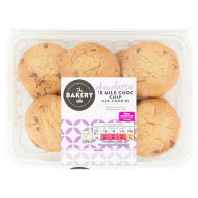 The Bakery 18 Milk Choc Chip Mini Cookies 171g thumbnail 2