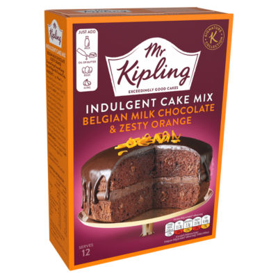 Signature Collection Indulgent Cake Mix Belgian Milk Chocolate & Zesty Orange 416g thumbnail 3
