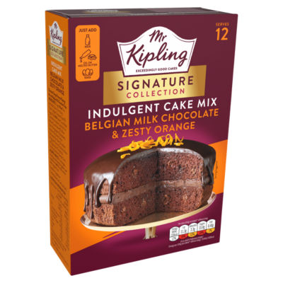 Signature Collection Indulgent Cake Mix Belgian Milk Chocolate & Zesty Orange 416g thumbnail 4