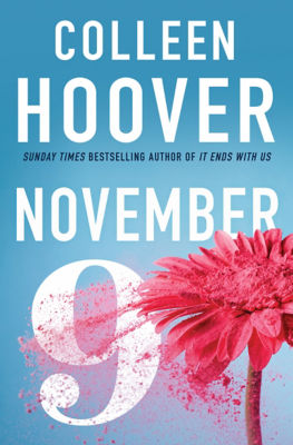 November 9 - Colleen Hoover