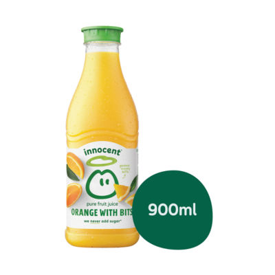 innocent pure Orange Juice with Bits 900ml