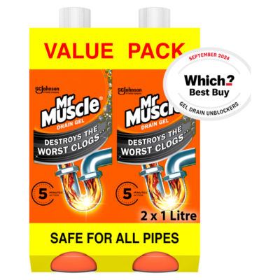 Sink & Drain Unblocker Gel 2x1L thumbnail 2