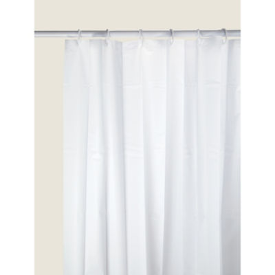 White Shower Curtain thumbnail 2