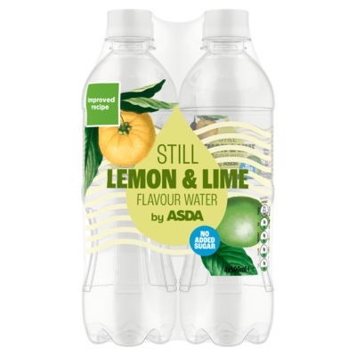 Lemon & Lime Still Flavour Water 4 x 500ml thumbnail 2