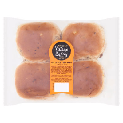 4 Luxury Teacakes with Juicy Fruit thumbnail 2
