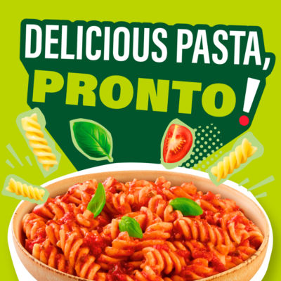 Pronto Microwave Pasta Tomato and Basil Meal 200g thumbnail 3