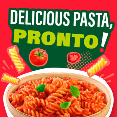 Pronto Microwave Pasta with Tomato and Chilli Meal 200g thumbnail 3