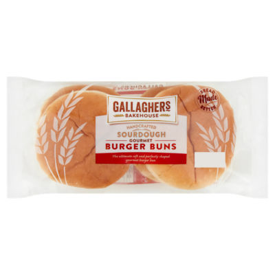 Handcrafted Sourdough Gourmet Burger Buns 240g thumbnail 2