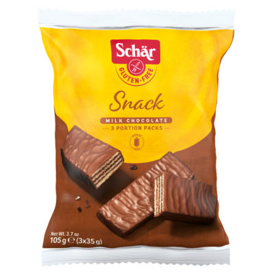 Gluten-Free Snack Bar Milk Chocolate 3 x 35g (105g) thumbnail 2