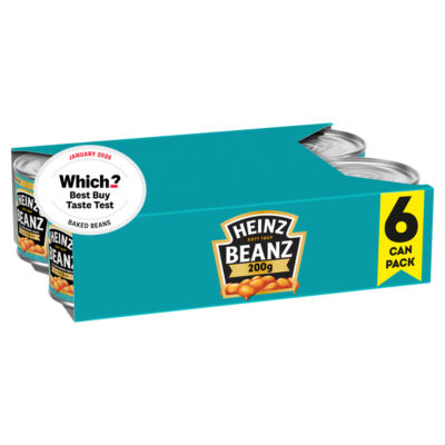 Tinned Baked Beans in a Rich Tomato Sauce 6 x 200g thumbnail 2