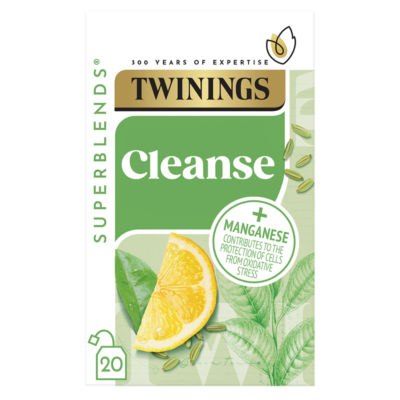 Superblends Cleanse Matcha & Green Tea 20 Tea Bags 40g thumbnail 2