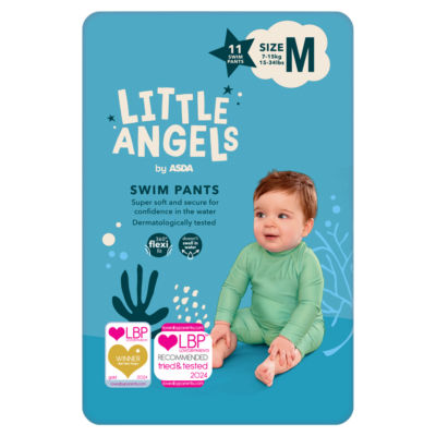 LITTLE ANGELS by ASDA Swim Pants Size M 7-15kg 15-34lbs thumbnail 2