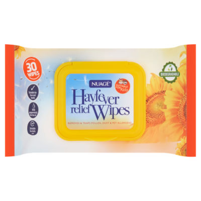 Hayfever Relief 30 Wipes