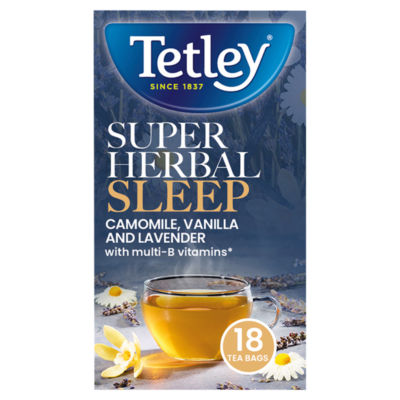 Super Herbal Sleep Camomile, Vanilla and Lavender 18 Tea Bags 27g thumbnail 2