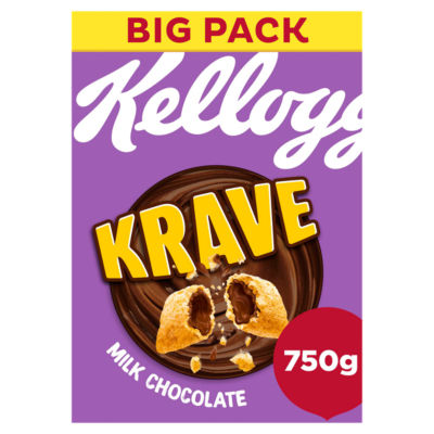 Krave Milk Chocolate Breakfast Cereal 750g thumbnail 2