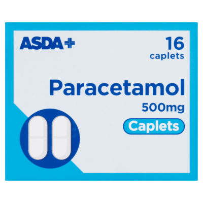 Paracetamol 500mg Caplets 16 Caplets thumbnail 2