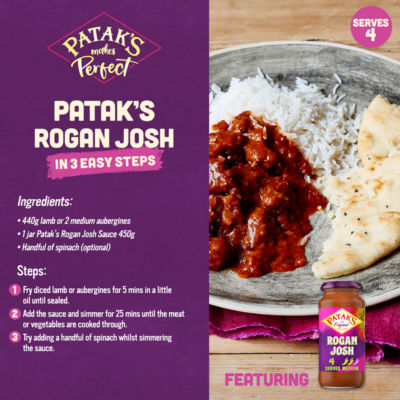 Rogan Josh Curry Sauce 450g thumbnail 3
