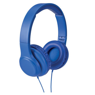 Flat Fold Headphones Blue