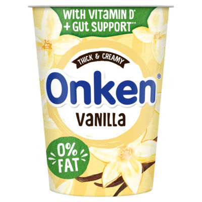 0% Fat Vanilla Yogurt 450g