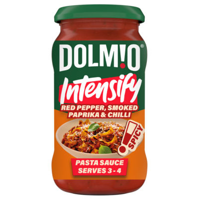 Intensify Pasta Sauce Spicy Red Pepper Smoked Paprika & Chilli 400g