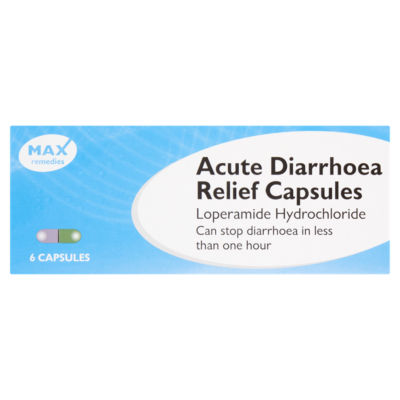 Acute Diarrhoea Relief Capsules 6 Capsules