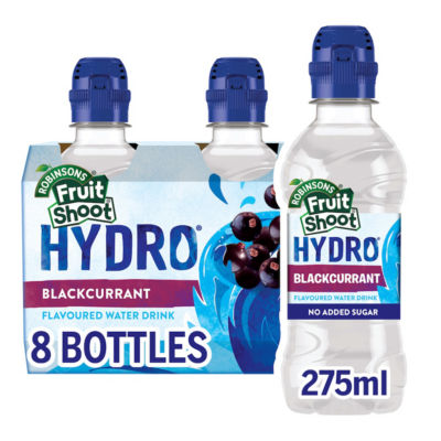 Hydro Blackcurrant Kids Flavoured Water Drink 8 x 275ml